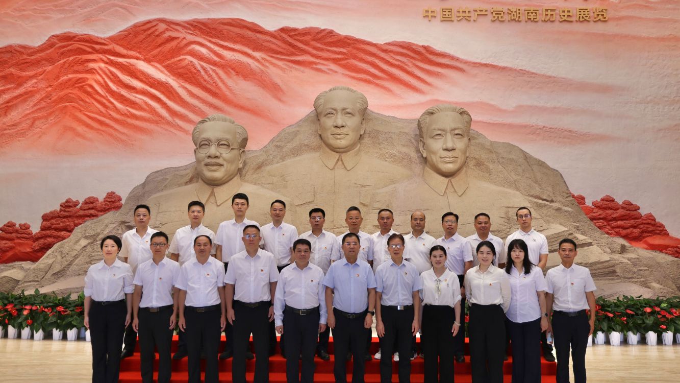 湖南發展黨委理論學習中心組（擴大）開展現場教學